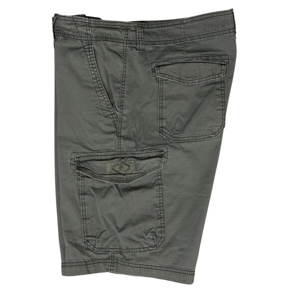 Unionbay Men’s Cargo Shorts Size 36 Gray Cotton Lightweight Relaxed Fit Stretch - Picture 3 of 8